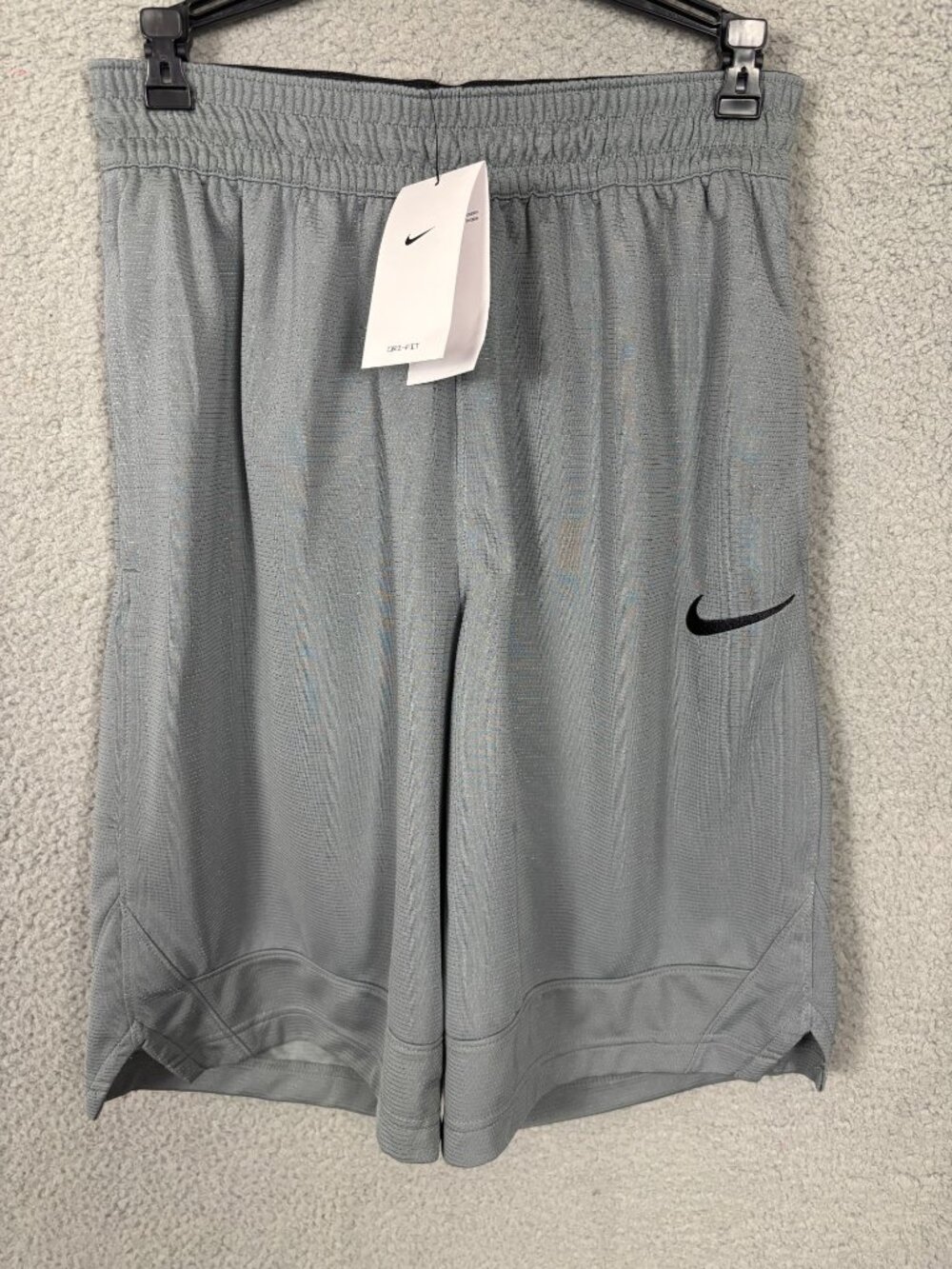 Nike Mens Dri-Fit Gray Athletic Shorts Lightweight & Breathable Small Gray NWT's